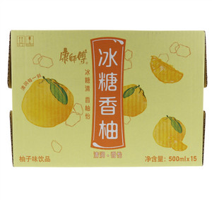 康师傅 冰糖香柚 柚子味饮品500ml×15