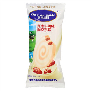 凯丽维斯红枣牛奶味脆皮雪糕