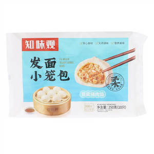 知味观豆腐猪肉馅发面小笼包
