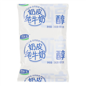 君乐宝奶皮纯牛奶