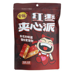 枣妹夹心枣（红枣夹心派）