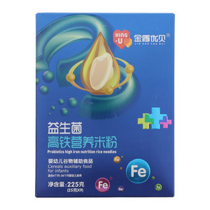 金盾优贝高铁益生菌营养米粉