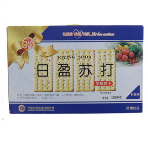 日盈鲜葱味苏打饼干1.028kg