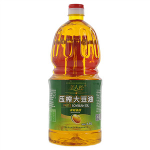 美人松压榨大豆油