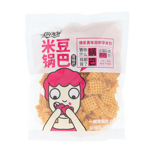 劲力郎米豆锅巴-麻辣味（油炸型膨化食品）