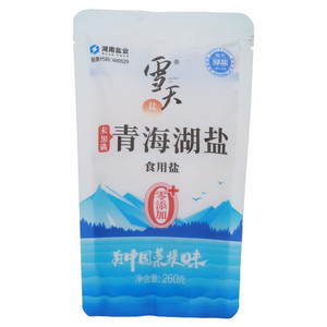 雪天260g未加碘青海湖盐（食用盐）-立袋-DS