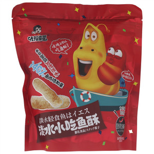 九福童星爆笑虫子淡水小吃鱼酥（墨西哥红椒味）