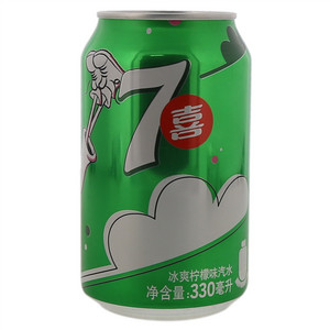7喜冰爽柠檬味汽水