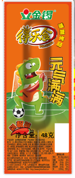 金锣得乐食香辣味插签烤肠