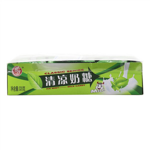薄荷味清凉奶糖