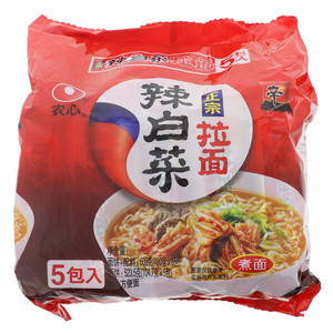 农心正宗辣白菜拉面油炸方便面