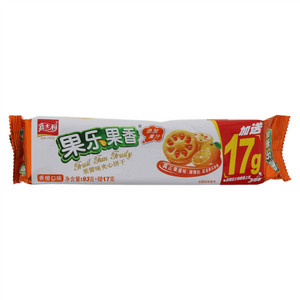 嘉士利果乐果香香橙口味果酱味夹心饼干