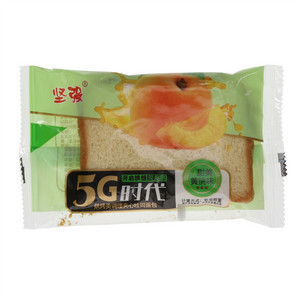 坚强甜美黄桃味烘烤类调理夹心吐司面包