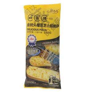 小萨牛牛早餐微波披萨金枕头榴莲风味
