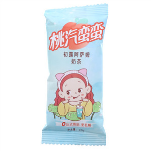 桃汽蛮蛮初露阿萨姆奶茶