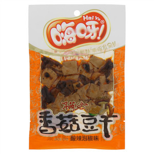 嗨呀酸辣泡椒味香菇豆干