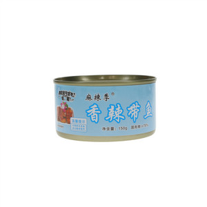 麻辣季香辣带鱼罐头