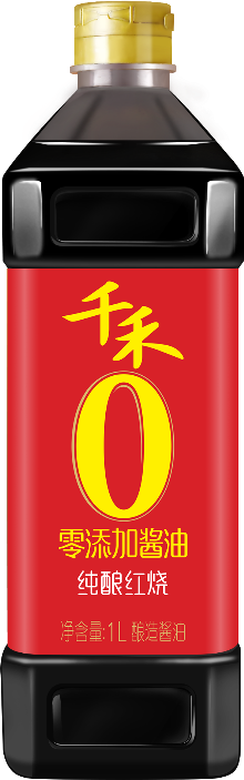 千禾纯酿红烧头道老抽酱油（原名：千禾零添加酱油纯酿红烧）