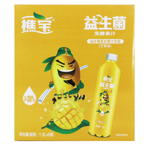 樵宝芒果味益生菌复合果汁饮品