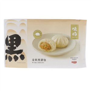 味豚麦麸黑猪包