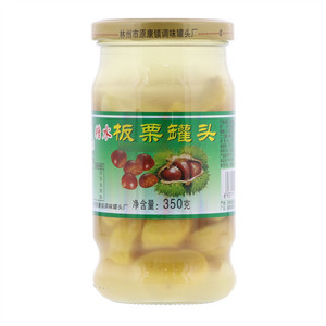 渠源糖水板栗罐头