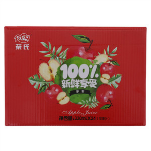 荣氏100%新鲜享受苹果汁