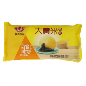 霍嘉大黄米醇香黑芝麻汤圆