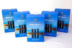 中茶狮城印象5511六堡茶（2020）