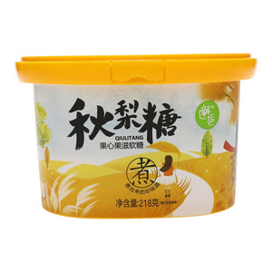 秋梨糖-218G果心果滋软糖-梨膏味