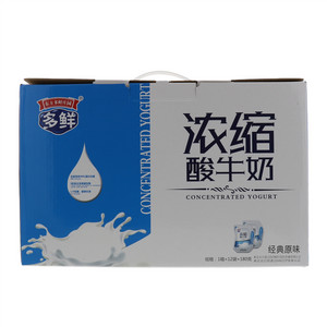 东方多鲜庄园多鲜东方浓缩酸牛奶1CONCENTRATED YOGURT京典原味1箱×12袋×180克