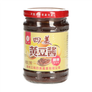 四美辣味黄豆酱(酿造酱)