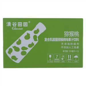 清谷田园复合乳酸菌猕猴桃味果汁饮料