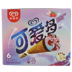 可爱多棉花糖红覆盆子口味冰淇淋多支装 6X660ml (408G)
