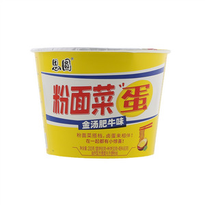 思圆金汤肥牛味粉面菜蛋
