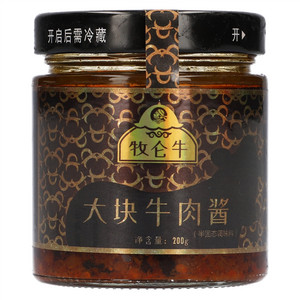 牧仑牛大块牛肉酱