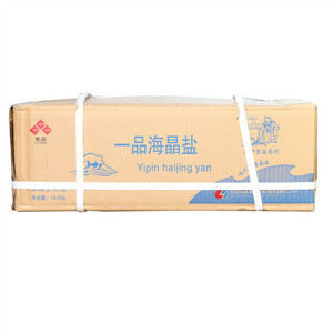 鲁晶牌未加碘一品海晶盐箱装（夙沙煮海系列）
