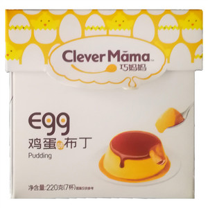 巧妈妈220克鸡蛋味布丁