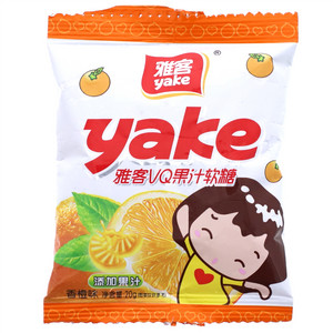 雅客香橙味VQ果汁软糖