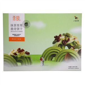 八马茶业抹茶蔓越莓坚果曲奇饼干