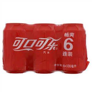可口可乐汽水畅爽6连装
