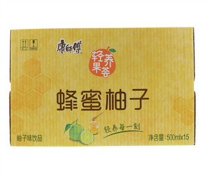 康师傅蜂蜜柚子 柚子味饮品500ml×15