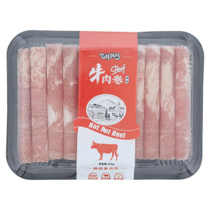 巧林牧场350g牛肉卷（盒）