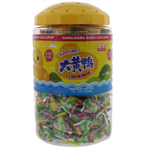 千里香大黄鸭口哨棒棒糖