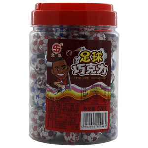生机足球代可可脂巧克力糖