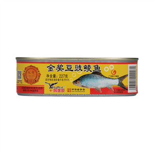鹰金钱227金奖豆豉鲮鱼（印花条码）