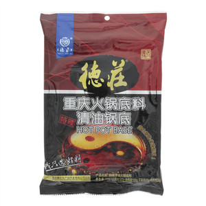 德庄重庆清油火锅底料（特辣）