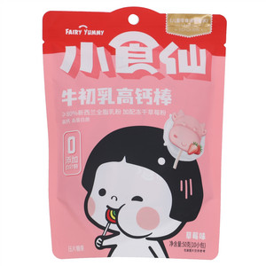 良品小食仙草莓味牛初乳高钙棒