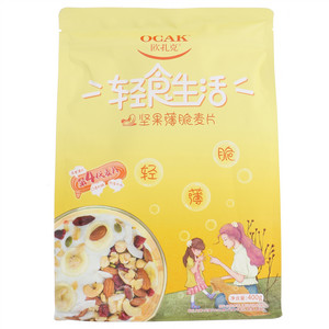 欧扎克/OCAK轻食生活坚果薄脆麦片