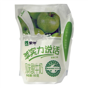 蒙牛苹果口味风味酸牛奶