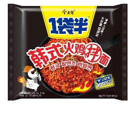 今麦郎1袋半韩式火鸡拌面